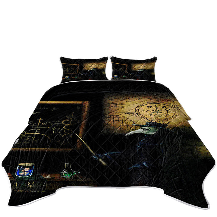 Scary Dark Art The Alchemists Plague Coverlets