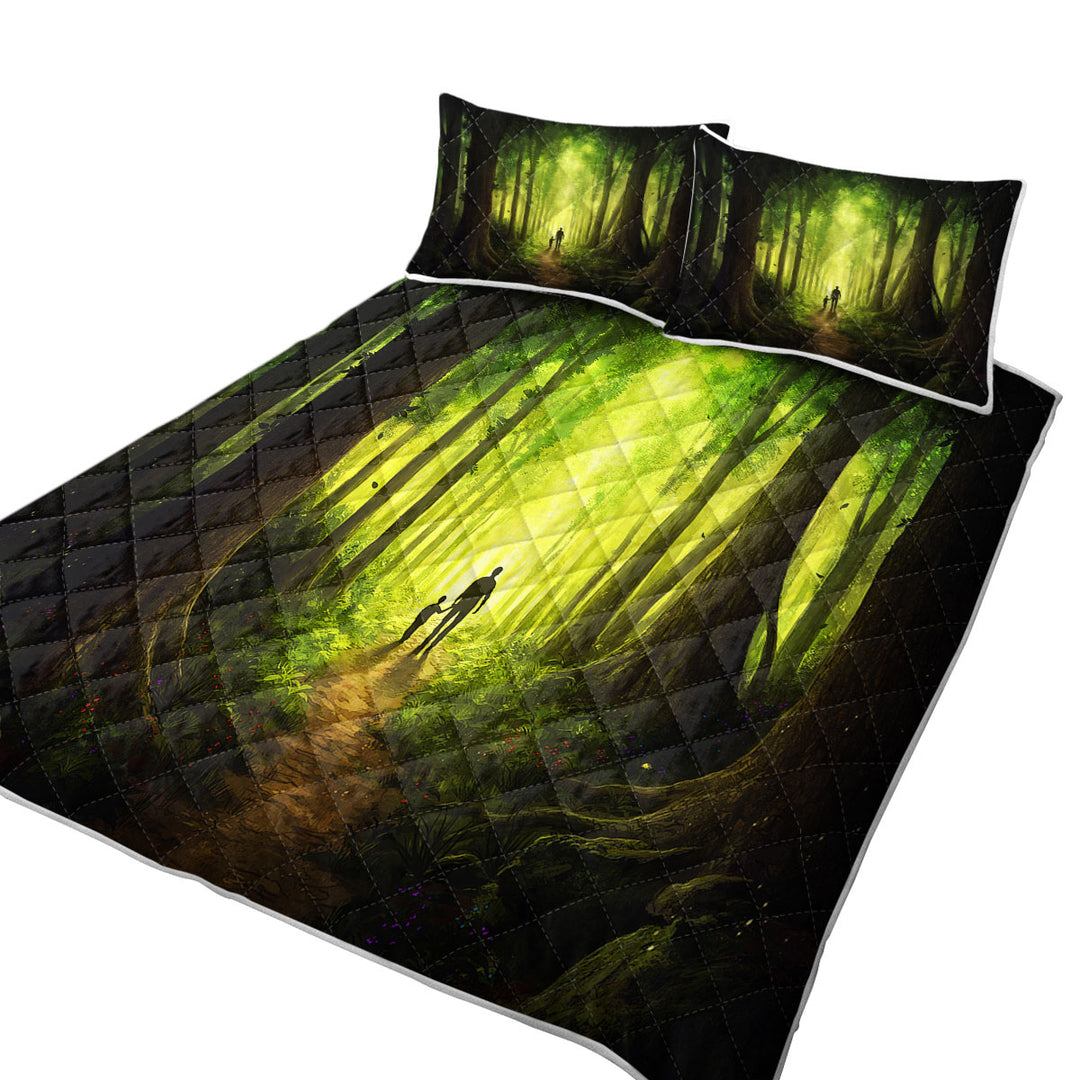 Searching for God Forest Walk Summer Quilt