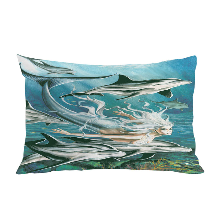Sirens Mythology Art Dolphins and Mermaid Bed Covers