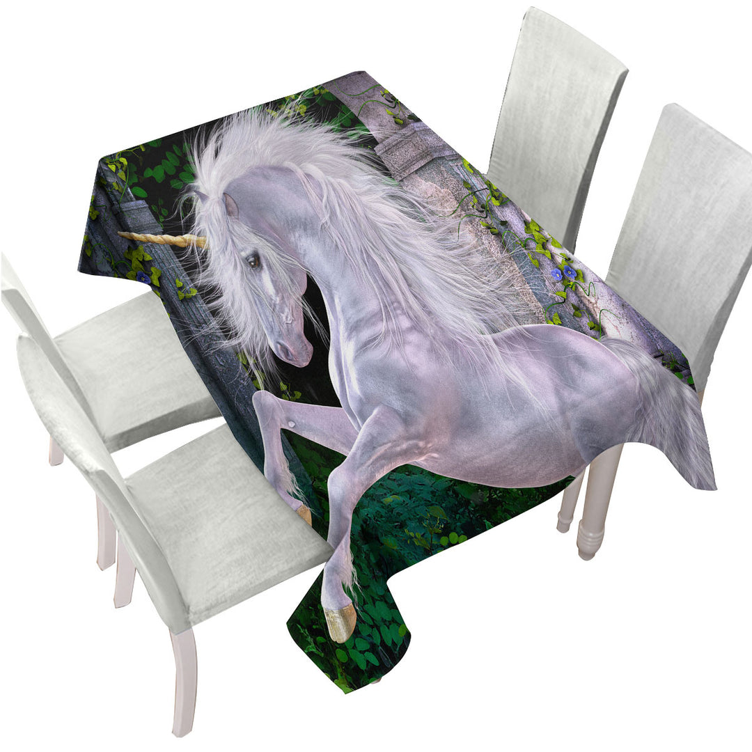 Some Enchanted Evening Magical Unicorn Tablecloth