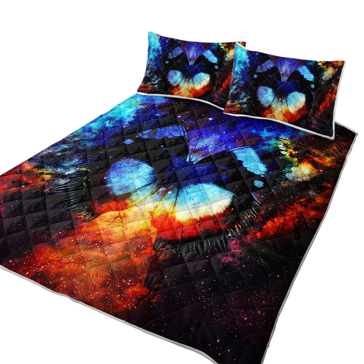 Space Butterfly Quilt