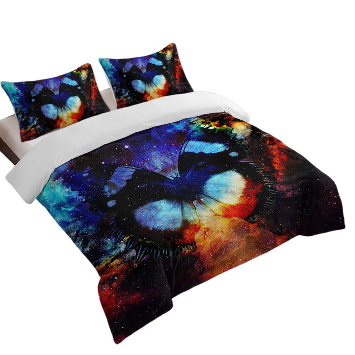 Space Butterfly full Size Duvet Cover