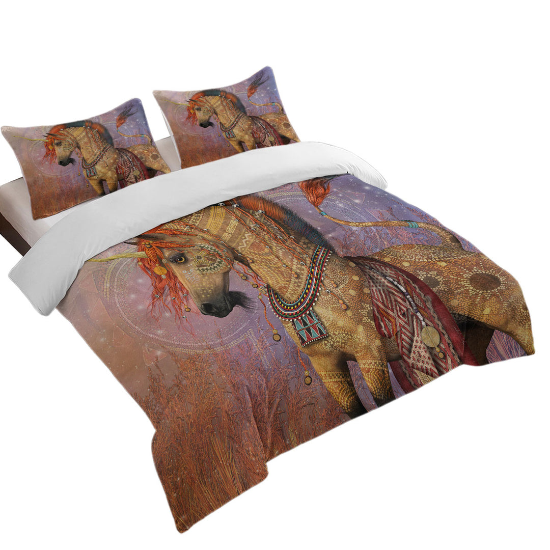 Spectacular and Unique Oriental Unicorn Duvet Covers