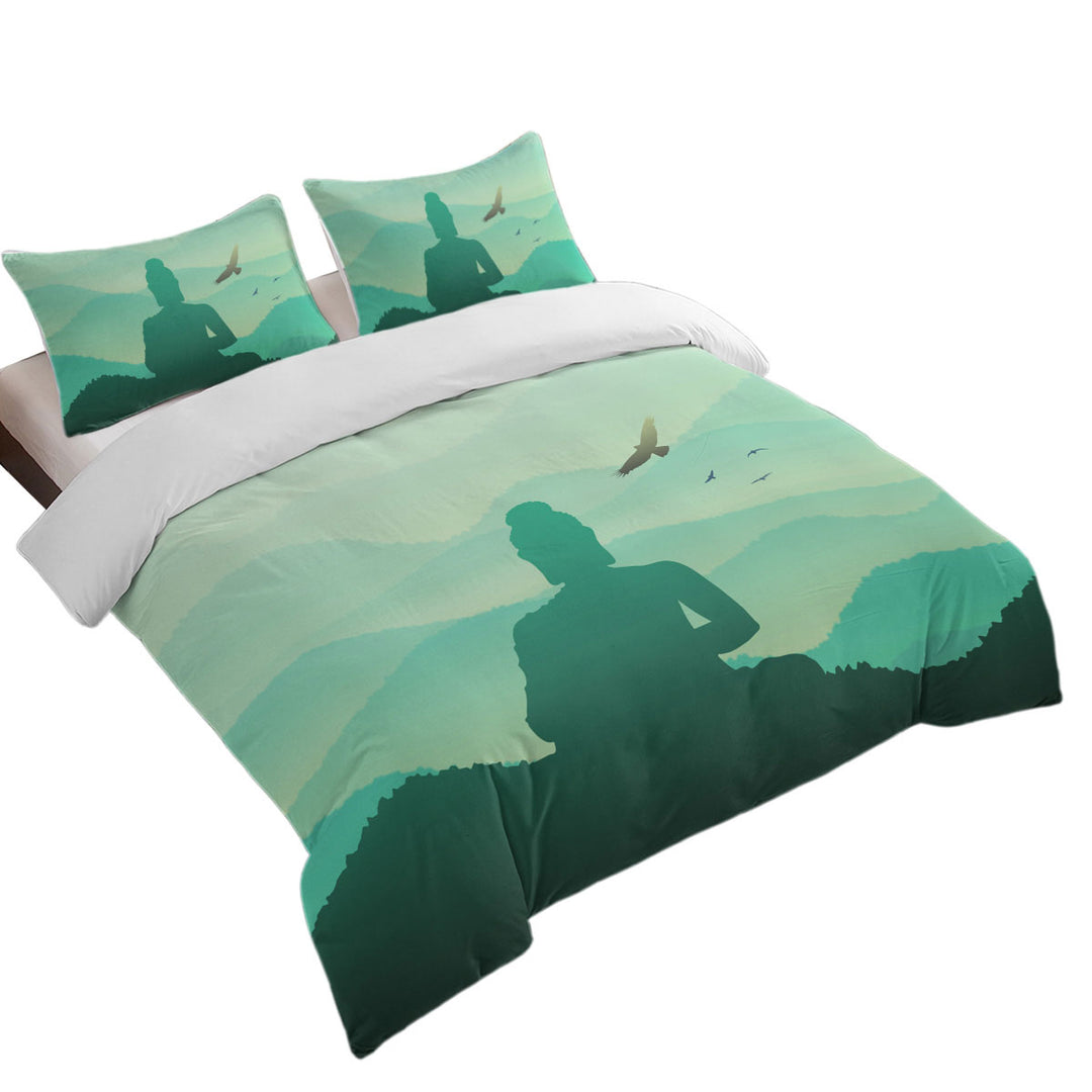 Spiritual Buddha Statue Daybed Covers Sets