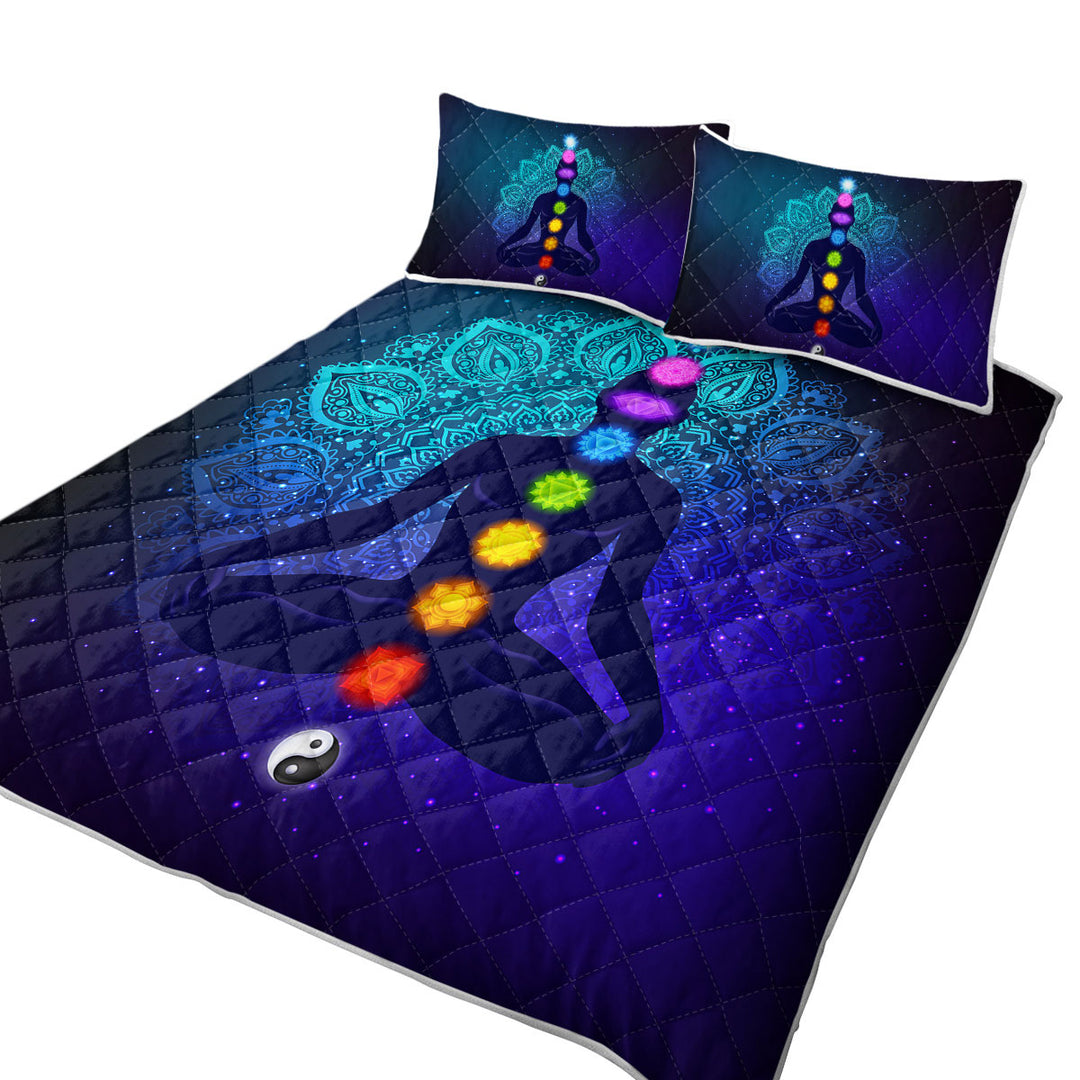 Spiritual Buddha and Oriental Mandala Spirit Quilts for sale