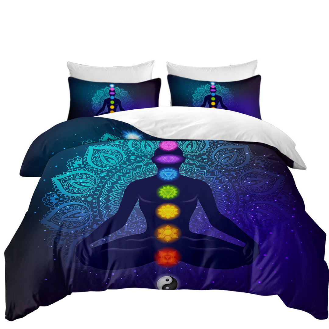 Spiritual Buddha and Oriental Mandala Spirit Twin xl Duvet Covers