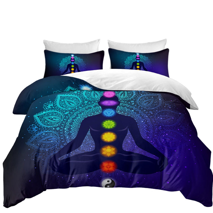 Spiritual Buddha and Oriental Mandala Spirit Twin xl Duvet Covers