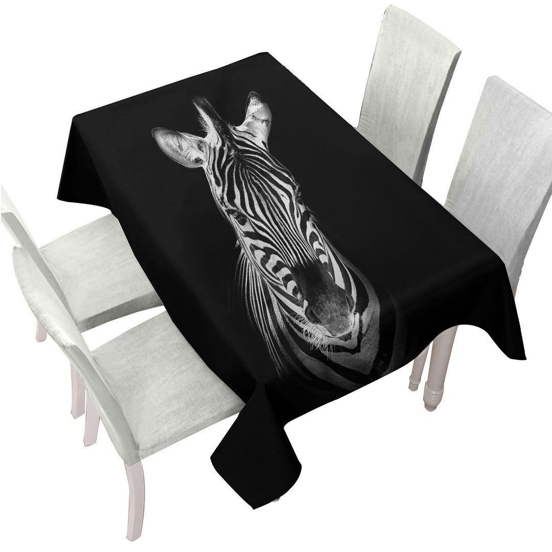 Spotlight Zebra Custom table cloth