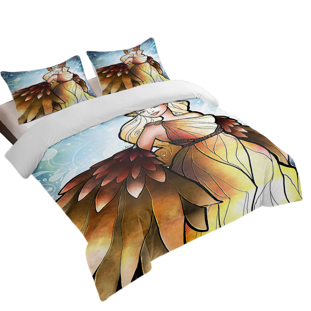 Stained Glass Art Aphrodite Goddess of Love Duvet Covers