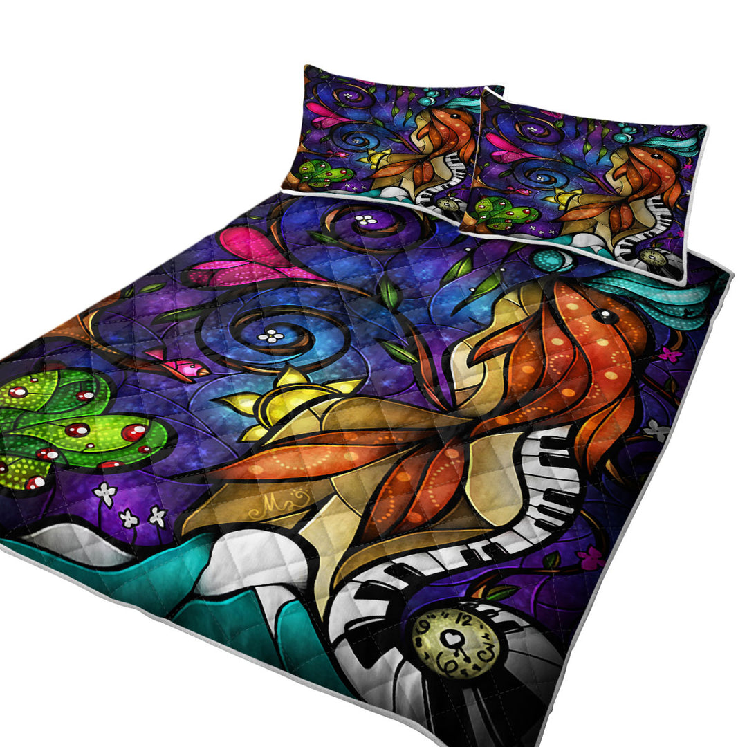Stained Glass Art Do You Remember Romantic Coverlets