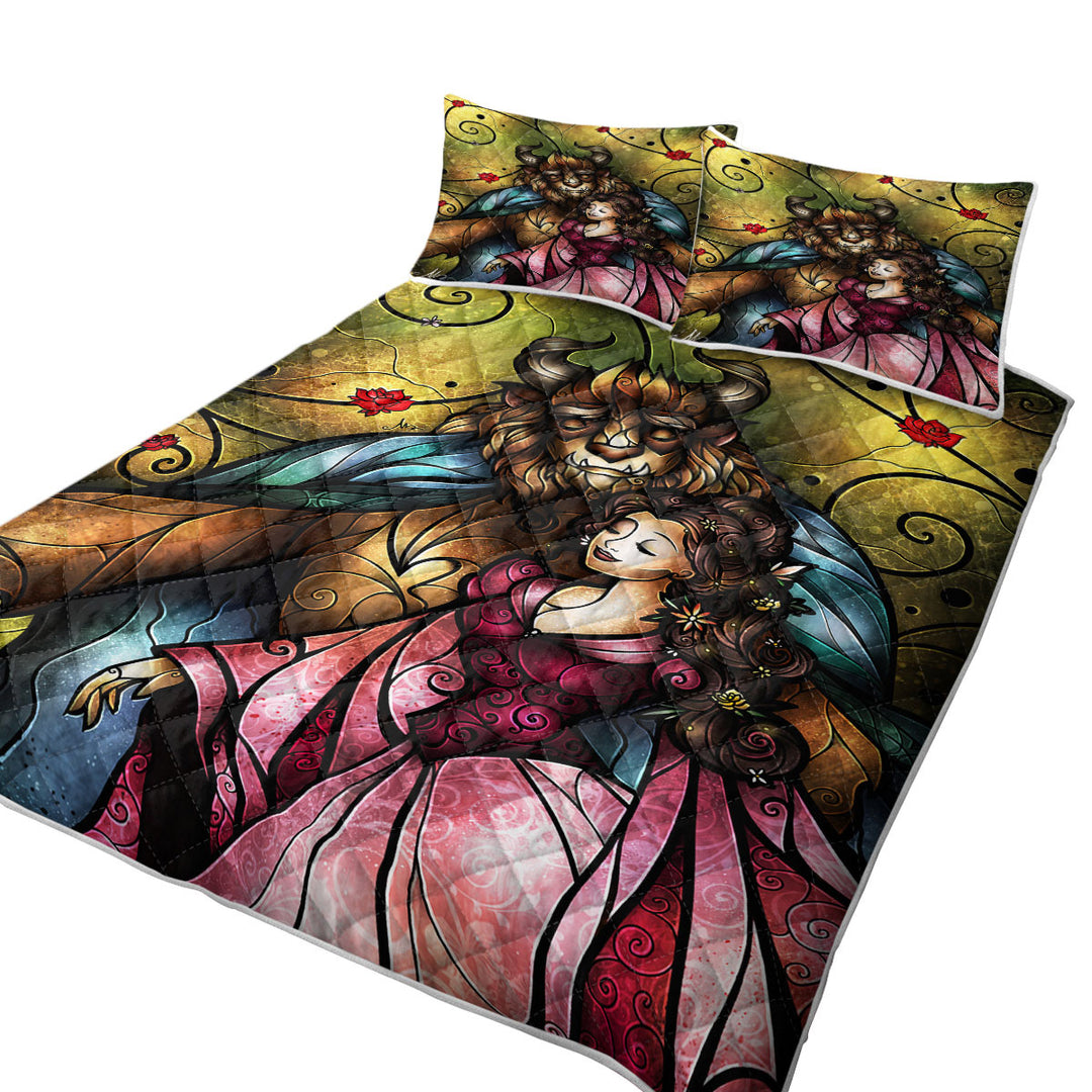Stained Glass Kids Art Beauty and the Beast Quilts