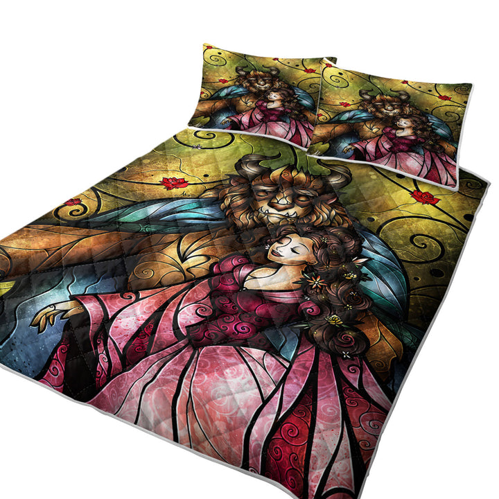 Stained Glass Kids Art Beauty and the Beast Quilts