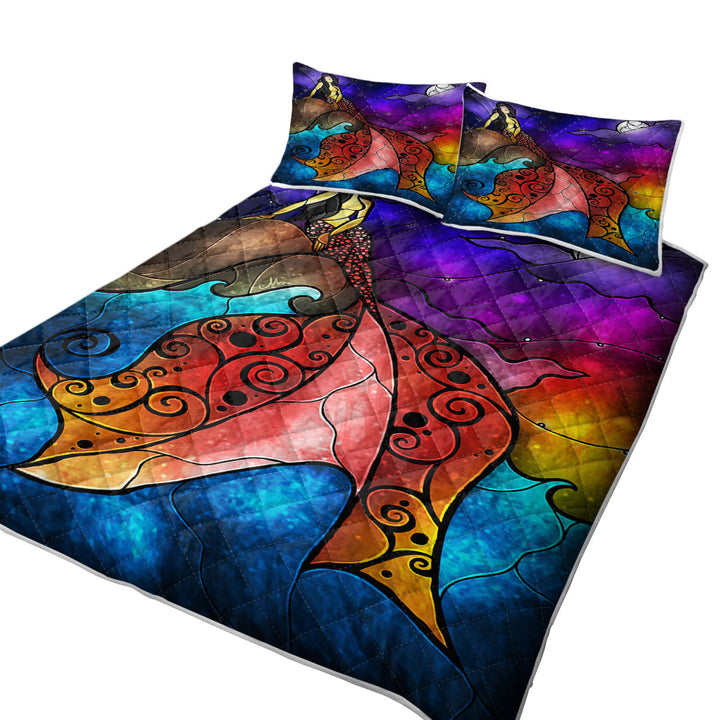 Stained Glass Ocean Fairy Tale The Little Mermaid Quilts