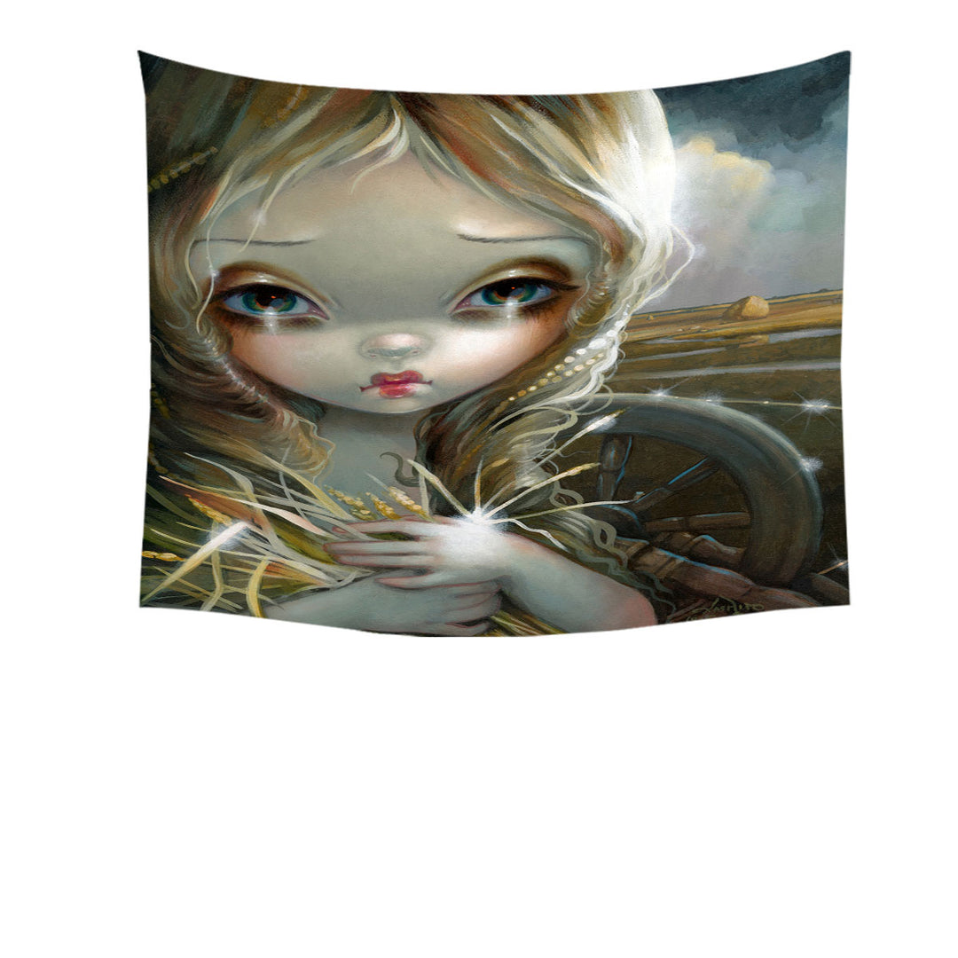 Straw Into Gold Beautiful Princess Tapestry