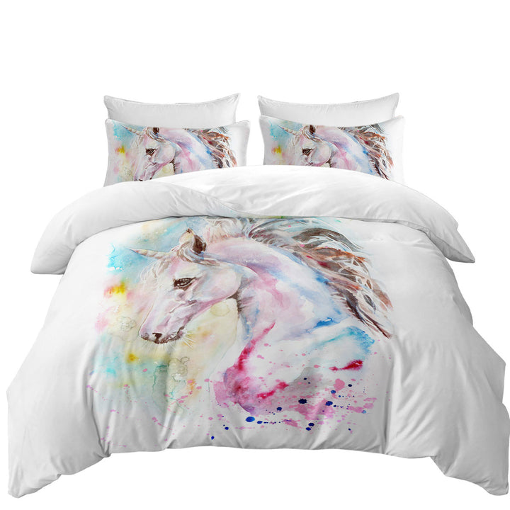 Stunning Unicorn Painting Duvet Covers
