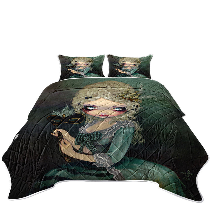 Summer Quilt with Fine Art Marie Masquerade the Doomed Queen