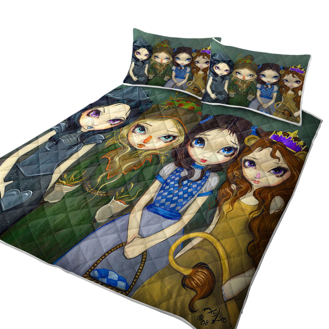 Summer Quilt with Kids Art Off to See the Wizard Dorothy and Friends