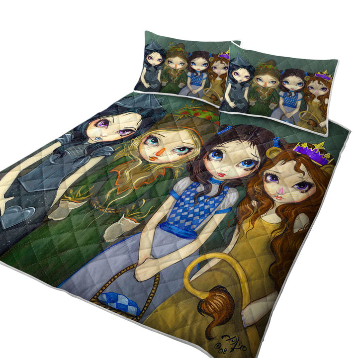 Summer Quilt with Kids Art Off to See the Wizard Dorothy and Friends