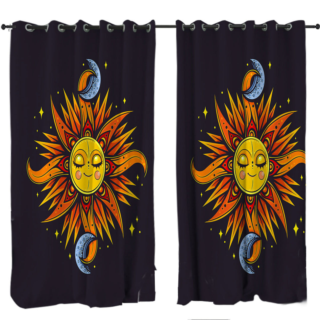 Sun and Moon Curtain