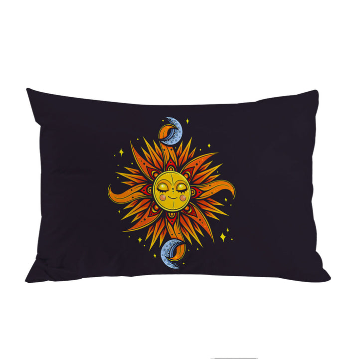Sun and Moon Pillowcase