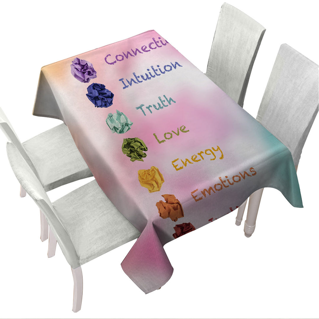 Tablecloths with Colors Features