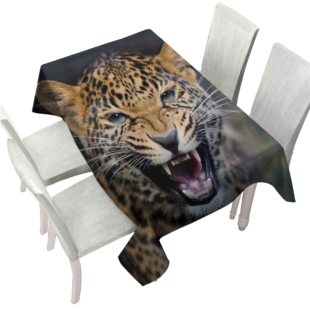 Tablecloths with Cool and Scary Wildlife Cheetah