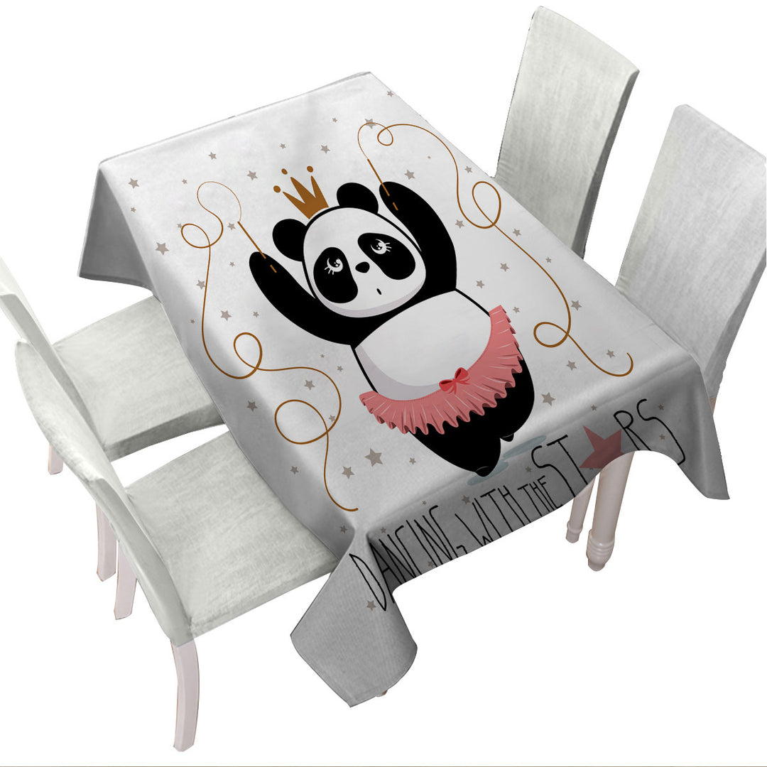 Tablecloths with Dancing Panda