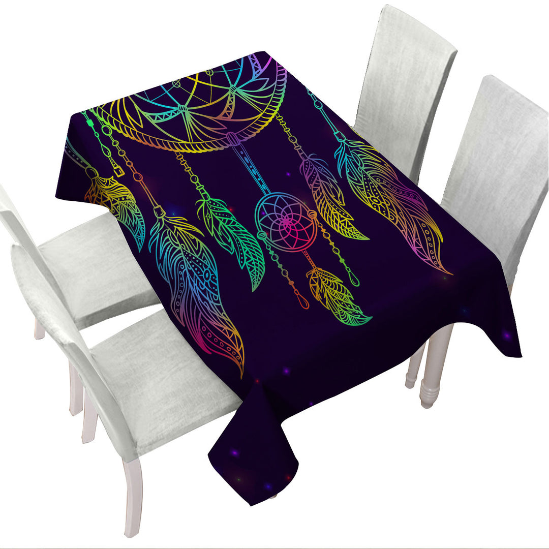 Tablecloths with Retro Dream Catcher