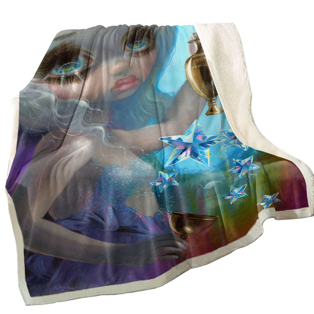 The Star Beautiful Sparkling Girl Sofa Blankets