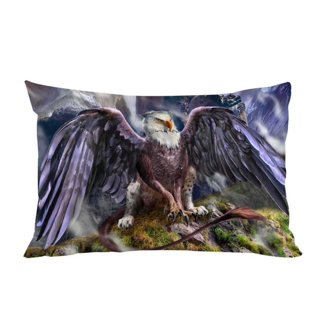 The Warchief Cool Mythological Creature Griffin King Pillow Cases