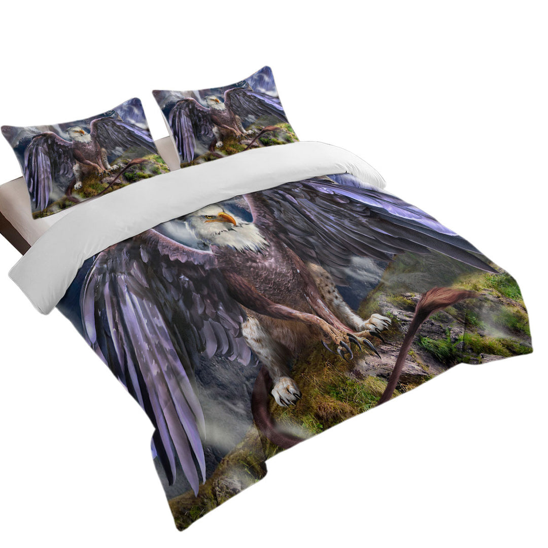 The Warchief Cool Mythological Creature Griffin Quilt Cover Sets