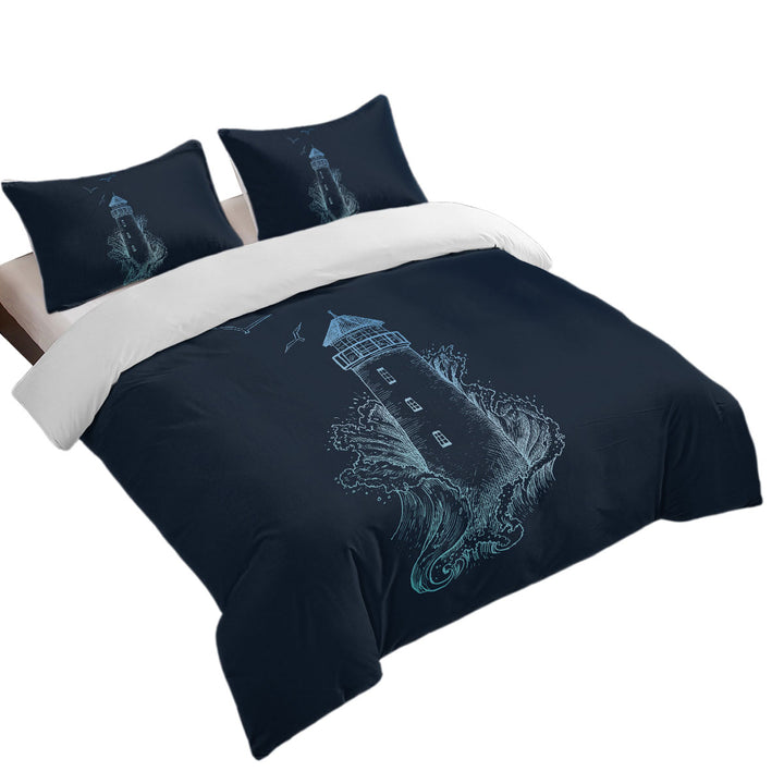 Thrilling Lighthouse Duvet Cover sale