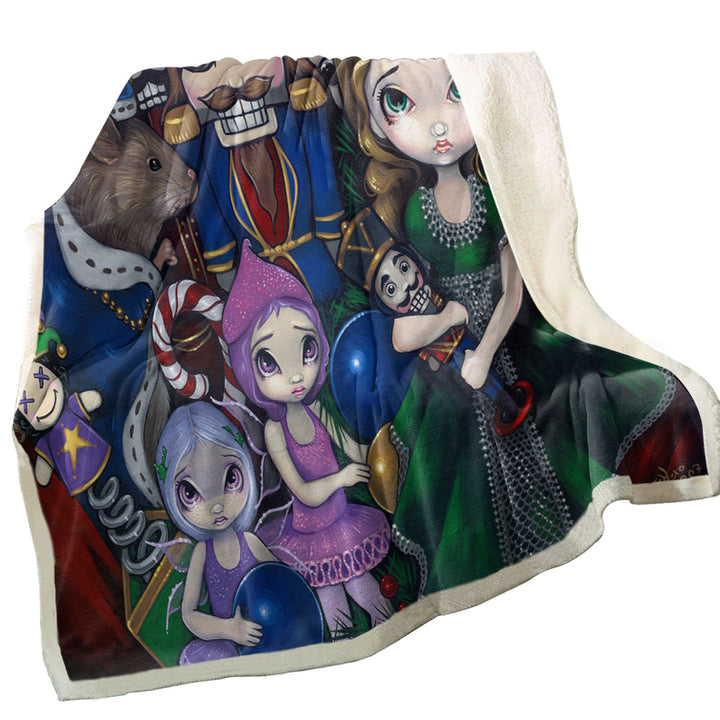 Throws of Nutcracker Suite Christmas Ballet Fairy Tale