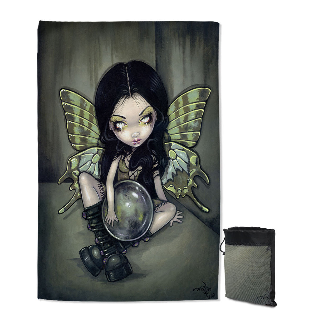 Travel Beach Towel Gothic Art Prints the Mildew Fairy