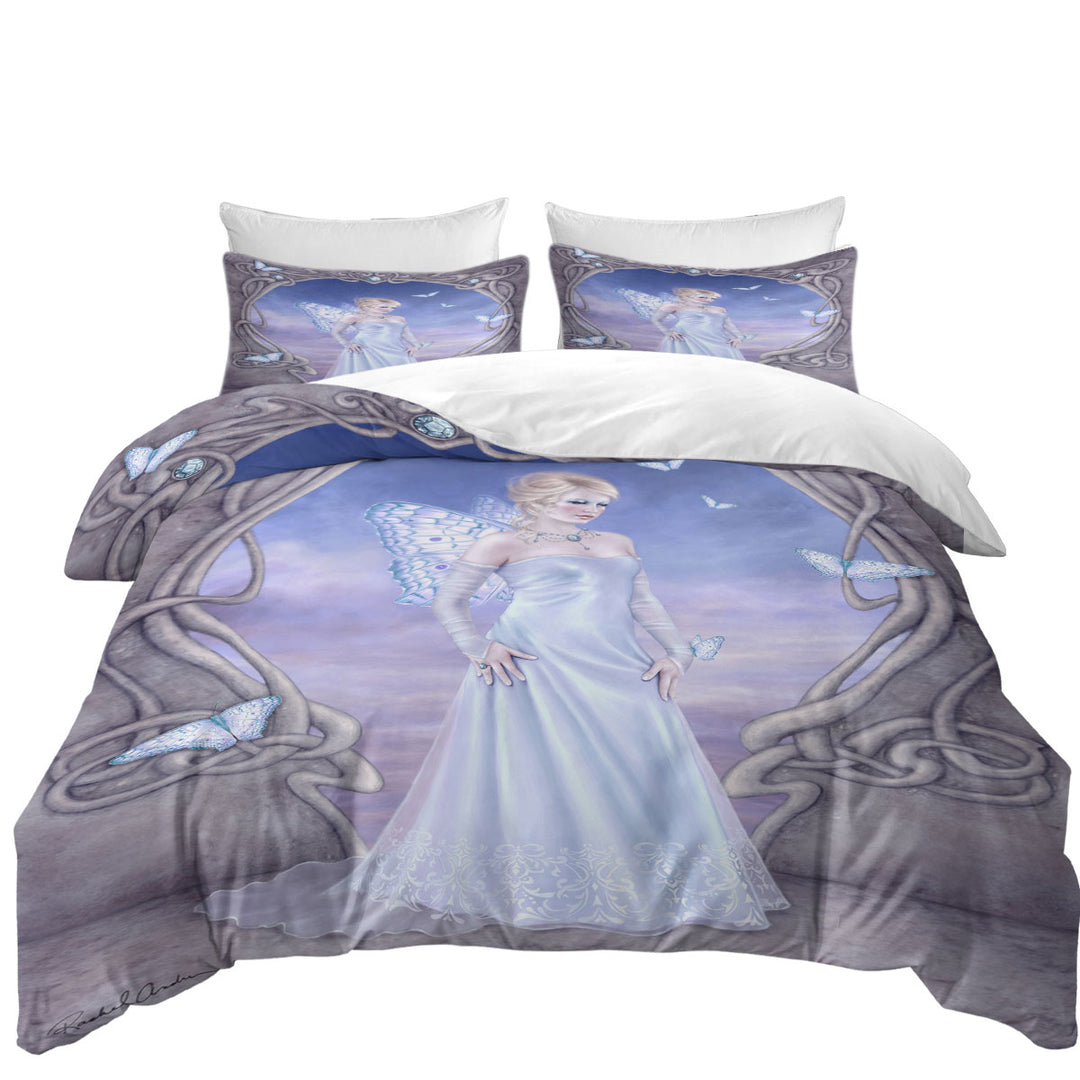 Twin xl Duvet Covers with Butterflies and White Diamond Butterfly Girl
