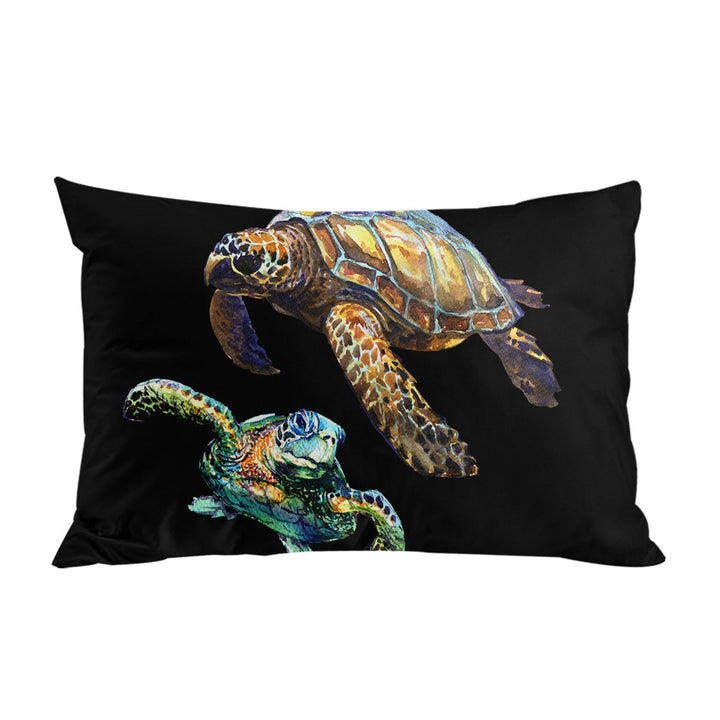Two Turtles Pillowcases