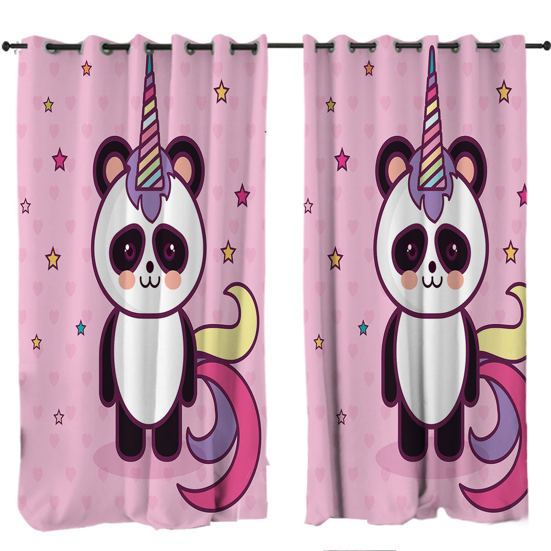 Unicorn Panda Drapery