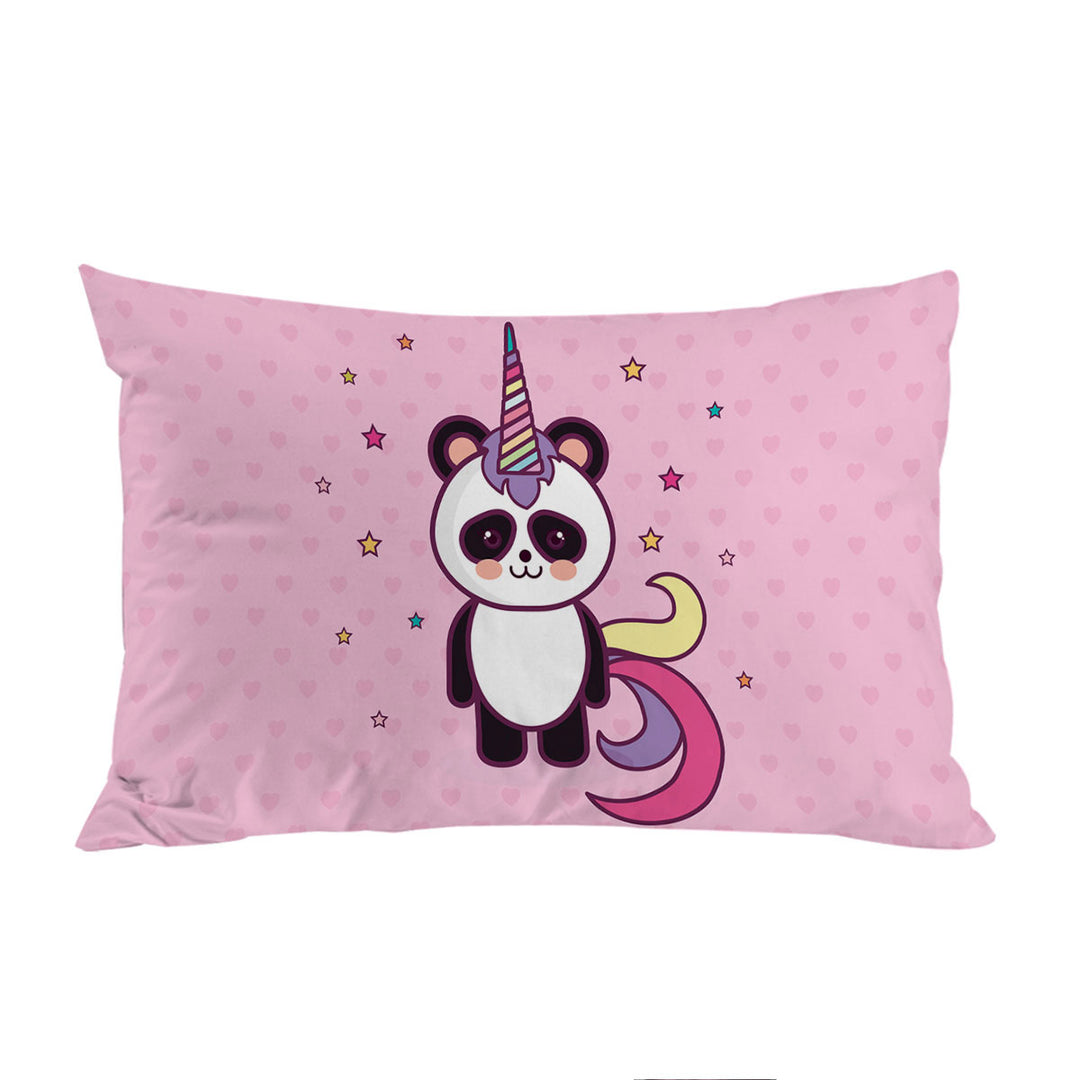 Unicorn Panda Pillowcase