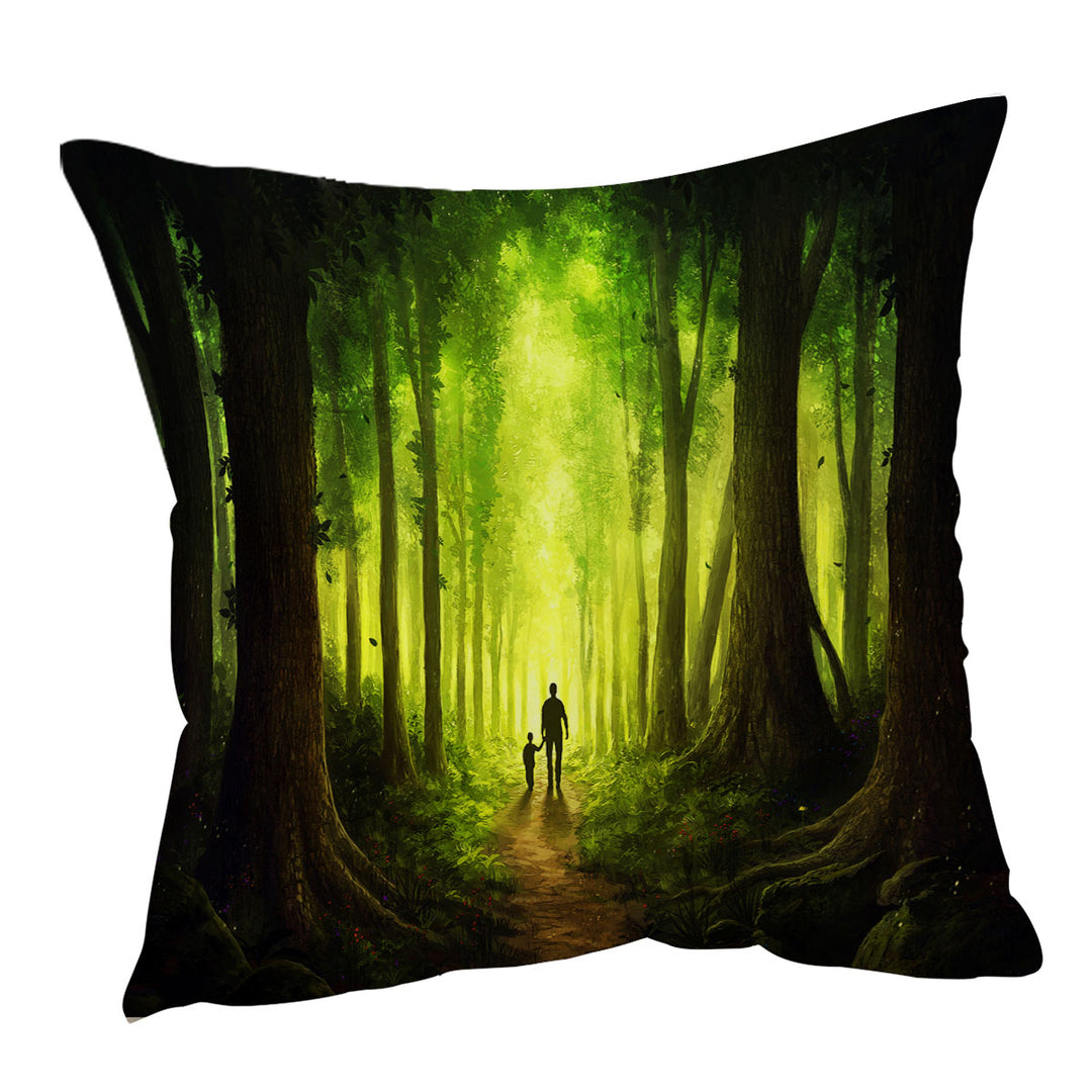 Unique Cushion Covers Searching for God Forest Walk
