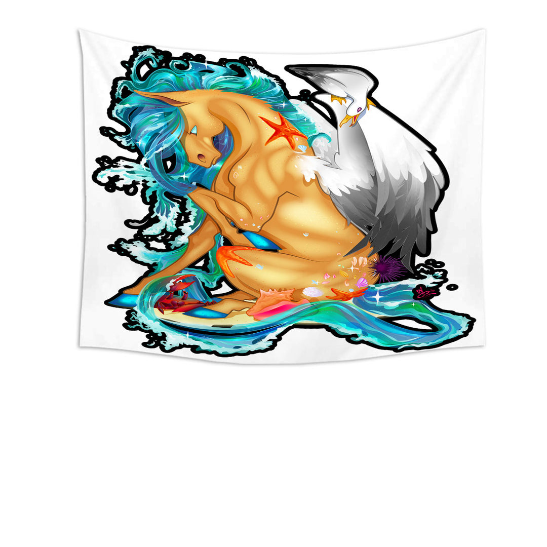 Where to Buy Tapestry Wall Decor Cool Beach Ocean Rudicorn