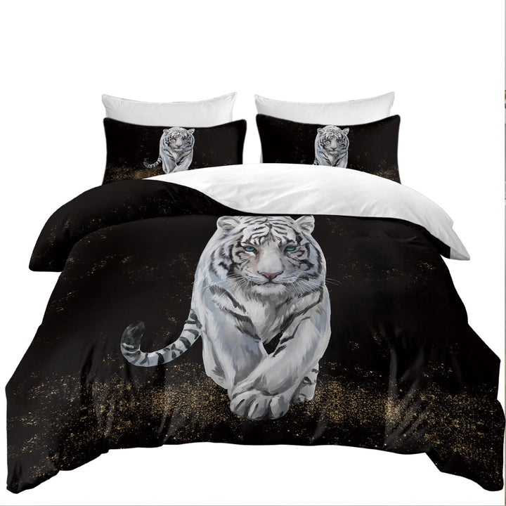 White Tiger Duvet Cover