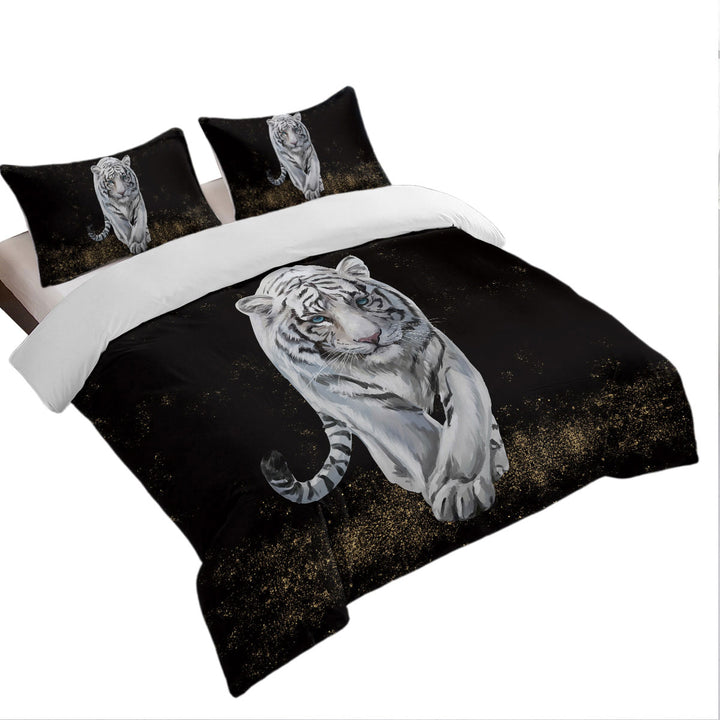 White Tiger Duvet Covers