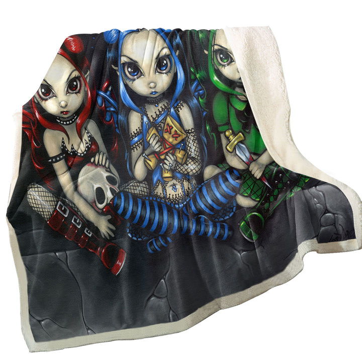 Wicked Throws Tricksy and False Three Naughty Goth Faeries