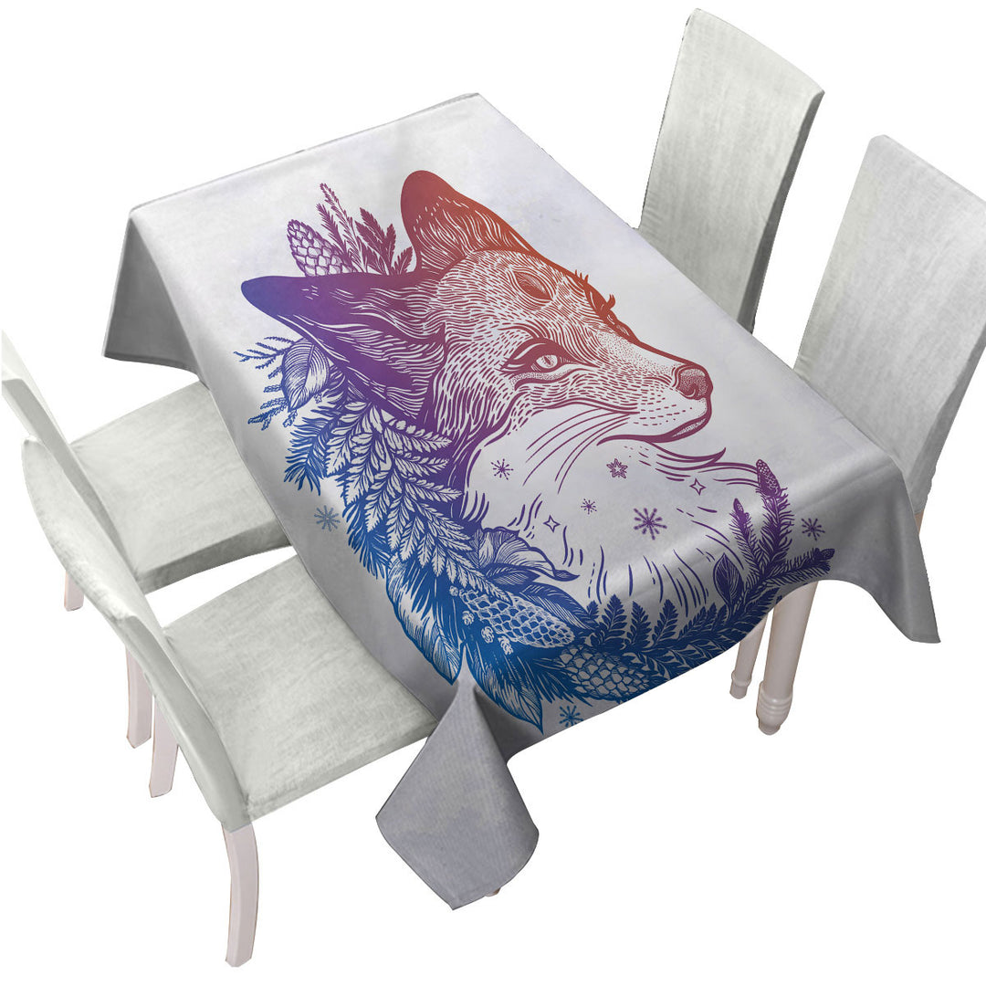 Wild Fox Spirit Tablecloth