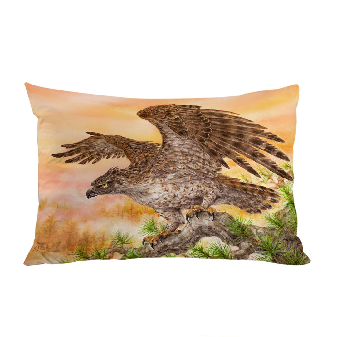 Wild Life Animal Art Powerful Hawk Pillow Cases