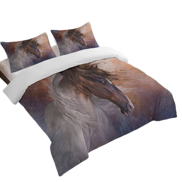 Wind Stalker Beautiful Wild Horse full Size Duvet Cover