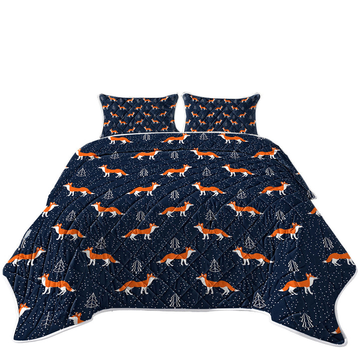 Winter Fox Pattern Quilts