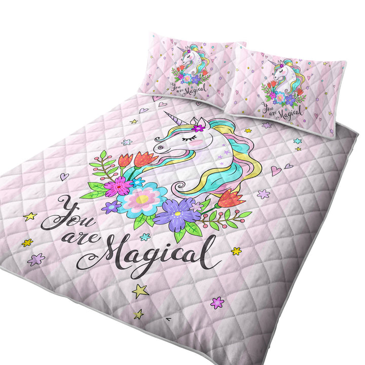 You are Magical Girly Unicorn Quilts