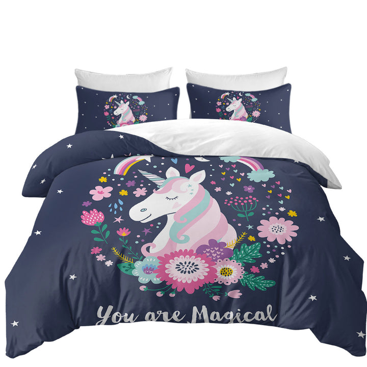 You are Magical Unicorn King Size Duvet Cover