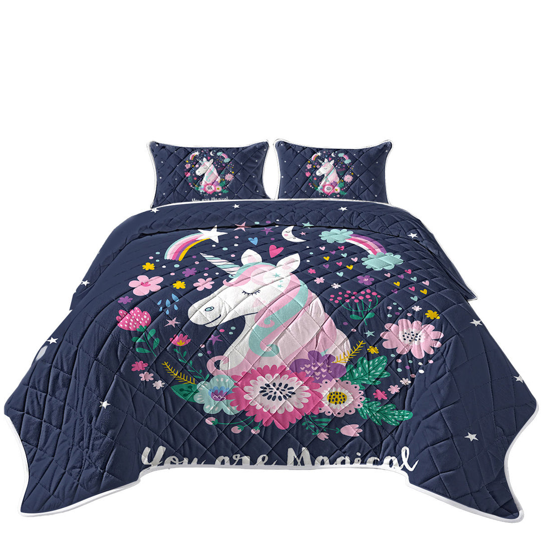 You are Magical Unicorn King Size Quilt Sets